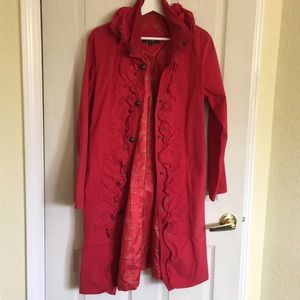 Women light coat. Size S. Good condition